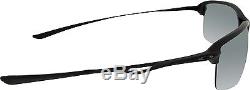 Oakley Men's Polarized Wiretap OO4071-05 Black Semi-Rimless Sunglasses