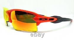 Oakley Men's Prizm FLAK 2.0 Multi-Color Frame Mirrored Lens Design Sunglasses