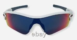 Oakley Men's Radar Path Sunglasses Polished White/Red Iridium Lens