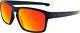 Oakley Men's Sliver Oo9262-12 Black Rectangle Sunglasses