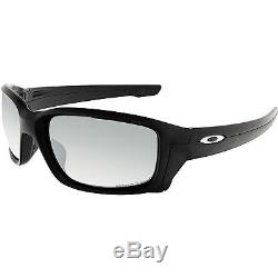 Oakley Men's Straight Link OO9331-14 Black Wrap Sunglasses