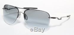 Oakley Men's Tailpin OO4086-01 Aviator Sunglasses, Lead/Black Iridium Lens, 61 m