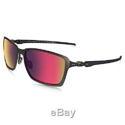 Oakley Men's Tincan Carbon Polarized Iridium Rectangular Sunglasses, Carbon, 58 mm