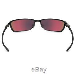 Oakley Men's Tincan Carbon Polarized Iridium Rectangular Sunglasses, Carbon, 58 mm