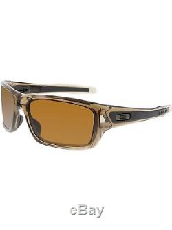 Oakley Men's Turbine OO9263-02 Brown Wrap Sunglasses