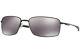 Oakley Men Sunglasses Square Wire Oo4075-13 Polished Black / Prizm Black Iridium