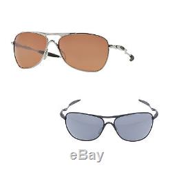 Oakley Mens Crosshair OO4060-02 Iridium Oval Sunglasses