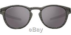 Oakley Mens Latch Sunglasses Eyewear Woodgrain Prizm Daily Polarized Clip -NEW
