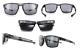 Oakley Mens Sunglasses Sliver F Matte Grey Ink Frame Black Iridium Lenses New