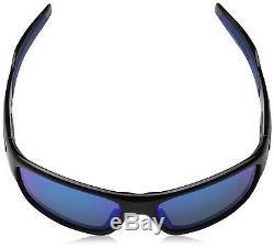 Oakley Mens Turbine Oo9263-05 Iridium Rectangular Sunglasses Black Sunglasses