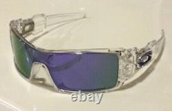 Oakley OIL RIG? Clear frame Blue Prizm Sports Performance Men Wrap Sunglasses