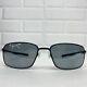 Oakley Oo4075-05 Sunglasses Eyeglasses Frames Square Wire Black Wrap 60-17-130