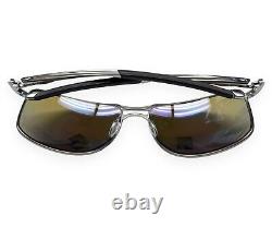 Oakley OO4124 Gauge 8 Sunglasses Matte Gunmetal Prizm Sapphire Polarized withPouch