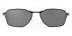 Oakley Oo6047 604701 58 Sunglasses Men Satin Black Rectangle 58mm New Authentic