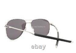 Oakley OO6050-0357 Contrail TI Sunglasses Satin Chrome Prizm Black Polarized