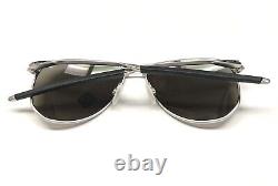 Oakley OO6050-0357 Contrail TI Sunglasses Satin Chrome Prizm Black Polarized