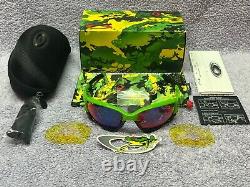 Oakley OO9089 Jawbone Green Frog Collector Sunglasses with Extra Lenses Complete