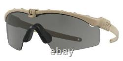 Oakley OO9146 Sunglasses Men Dark Bone Rectangle 32mm New & Authentic