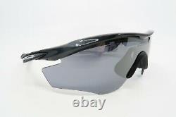 Oakley OO9212-01 New Black/ Gray M2 Frame XL Shield Sunglasses with case