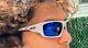 Oakley Oo9236 Valve Cool Grey With Deep Blue Polarized Lens Authentic New