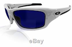 Oakley OO9236 Valve Cool Grey with Deep Blue polarized lens Authentic NEW