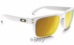 Oakley OO9244-14 Holbrook (Asian Fit) Polished White 24K Ir Sunglasses