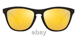Oakley OO9245 Sunglasses Men Black Rectangle 54mm New & Authentic