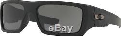 Oakley OO9253-01 Si Det Cord sunglasses Matte Black Grey Authentic Military