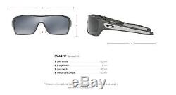 Oakley OO9307-05 Turbine Rotor Men's Granite Black Iridium Polarized Sunglasses