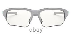 Oakley OO9372 Sunglasses Men Silver Rectangle 65mm New & Authentic