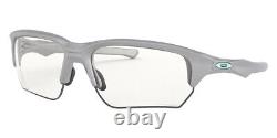Oakley OO9372 Sunglasses Men Silver Rectangle 65mm New & Authentic