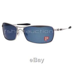 Oakley OO 4044-08 POLARIZED CROSSHAIR 2.0 Lead Ice Iridium Mens Sunglasses RARE