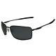 Oakley Oo 4075-04 Polarized Square Wire Carbon Grey Lens Mens Metal Sunglasses