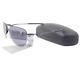 Oakley Oo 4086-09 Tailpin Satin Black Grey Mens Wire Sports Sunglasses