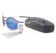 Oakley Oo 4088-02 Tailend Pewter Ice Iridium Mens Wire Collector Sunglasses