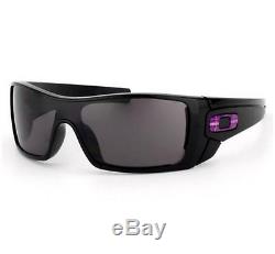 Oakley OO 9101-08 BATWOLF Polished Black Warm Grey Mens Sport Sunglasses New