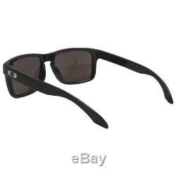 Oakley OO 9102-01 HOLBROOK Matte Black Frame Warm Grey Lens Mens Sunglasses