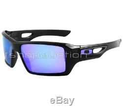 Oakley OO 9136-06 Eyepatch II 2 Polished Black Violet Mens Large Sunglasses New