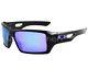 Oakley Oo 9136-06 Eyepatch Ii 2 Polished Black Violet Mens Large Sunglasses New
