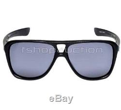Oakley OO 9150-01 DISPATCH II 2 Polished Black Grey Mens Sport Sunglasses New