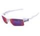 Oakley Oo 9156 Custom Fast Jacket Xl Polarized White Red Iridium Mens Sunglasses