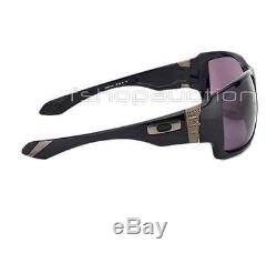 Oakley OO 9173-01 BIG TACO Polished Black Warm Grey Mens Sunglasses