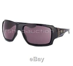 Oakley OO 9173-01 BIG TACO Polished Black Warm Grey Mens Sunglasses
