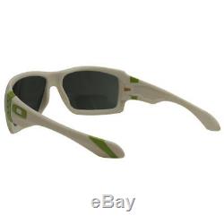 Oakley OO 9173-07 BIG TACO Matte Bone Dark Grey Mens Sunglasses Clearance Sale