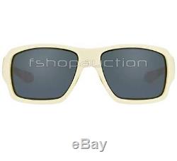 Oakley OO 9173-07 BIG TACO Matte Bone Dark Grey Mens Sunglasses Clearance Sale