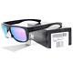 Oakley Oo 9199-02 Breadbox Matte Black Ink Violet Iridium Mens Sports Sunglasses