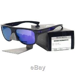 Oakley OO 9199-30 TOXIC BLAST BREADBOX Dark Grey Violet Iridium Mens Sunglasses