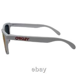 Oakley OO 9245-44 Asian Fit Frogskins Polished White with Ruby Iridium Sunglasses