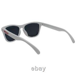 Oakley OO 9245-44 Asian Fit Frogskins Polished White with Ruby Iridium Sunglasses