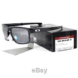 Oakley OO 9246-04 POLARIZED SLIVER F Foldable Matte Black Iridium Men Sunglasses